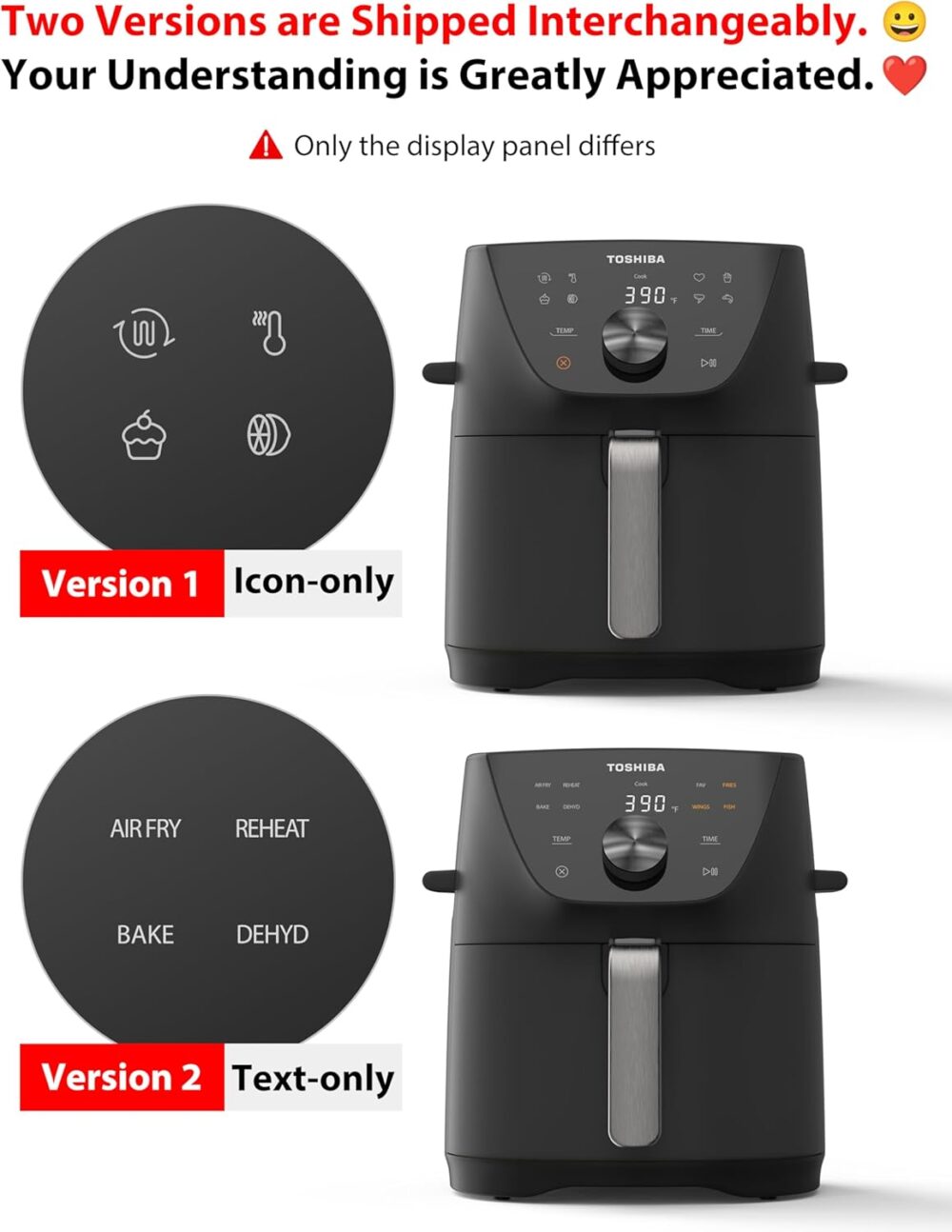 Toshiba Frigideira de ar de 5,5 QT com tecnologia Heat-Q, re... | É bom mesmo? Descubra antes de comprar - Image 8