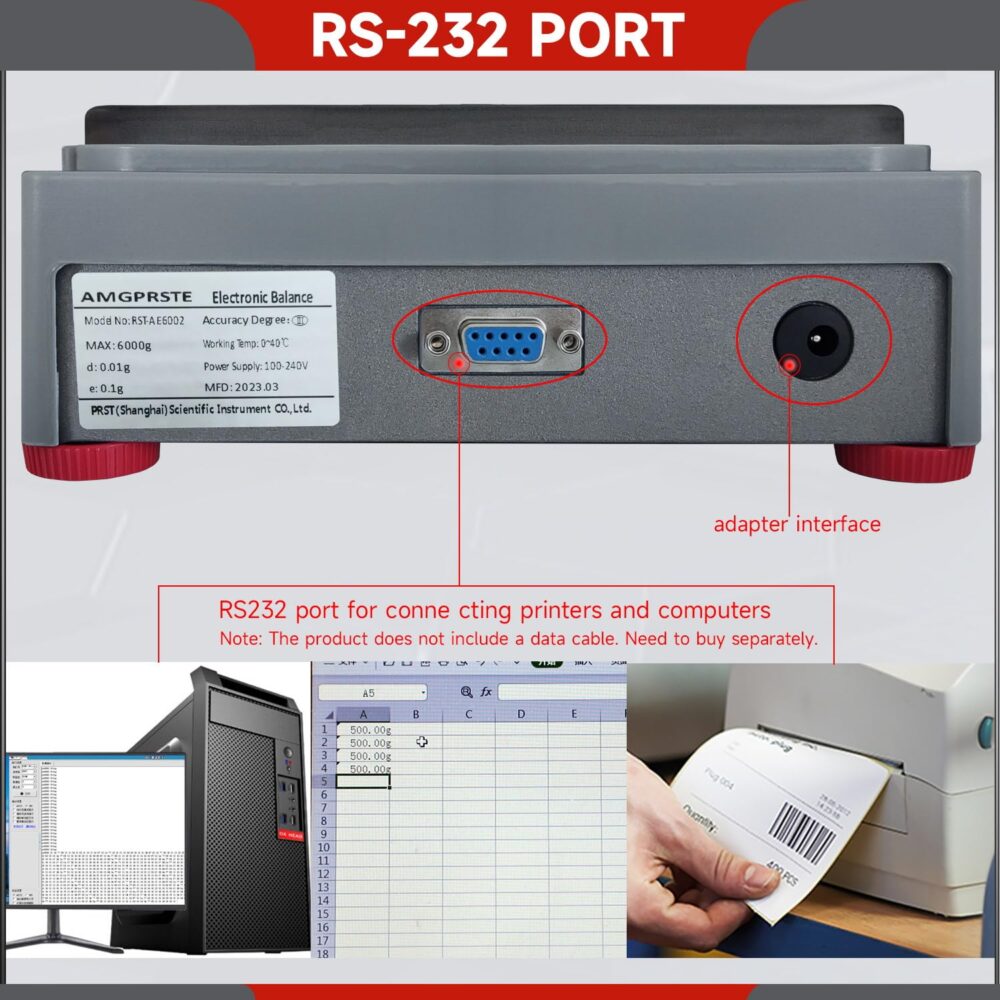 AMGPRSTE 2200Gx0.01G Balança Digital Precisa de Gramas Balan... - Image 4