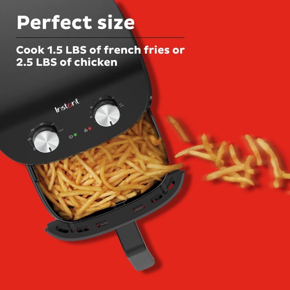 Instant Essentials Fritadeira a ar mecânica de 4 litros | É bom mesmo? Descubra antes de comprar - Image 6