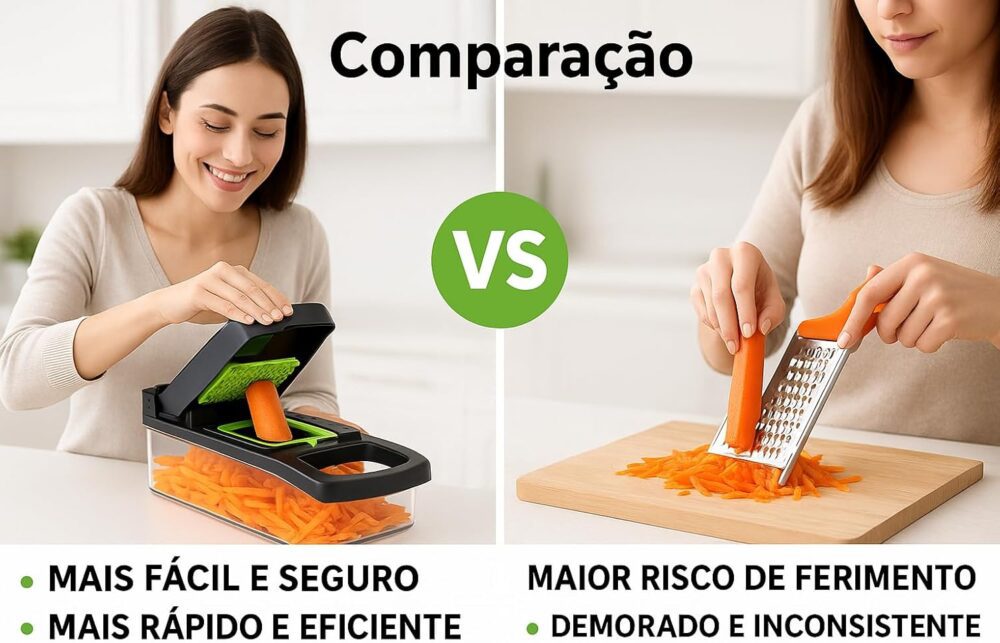 Cortador de Legumes 10 em 1 com 7 Lâminas Removíveis – Fatia...