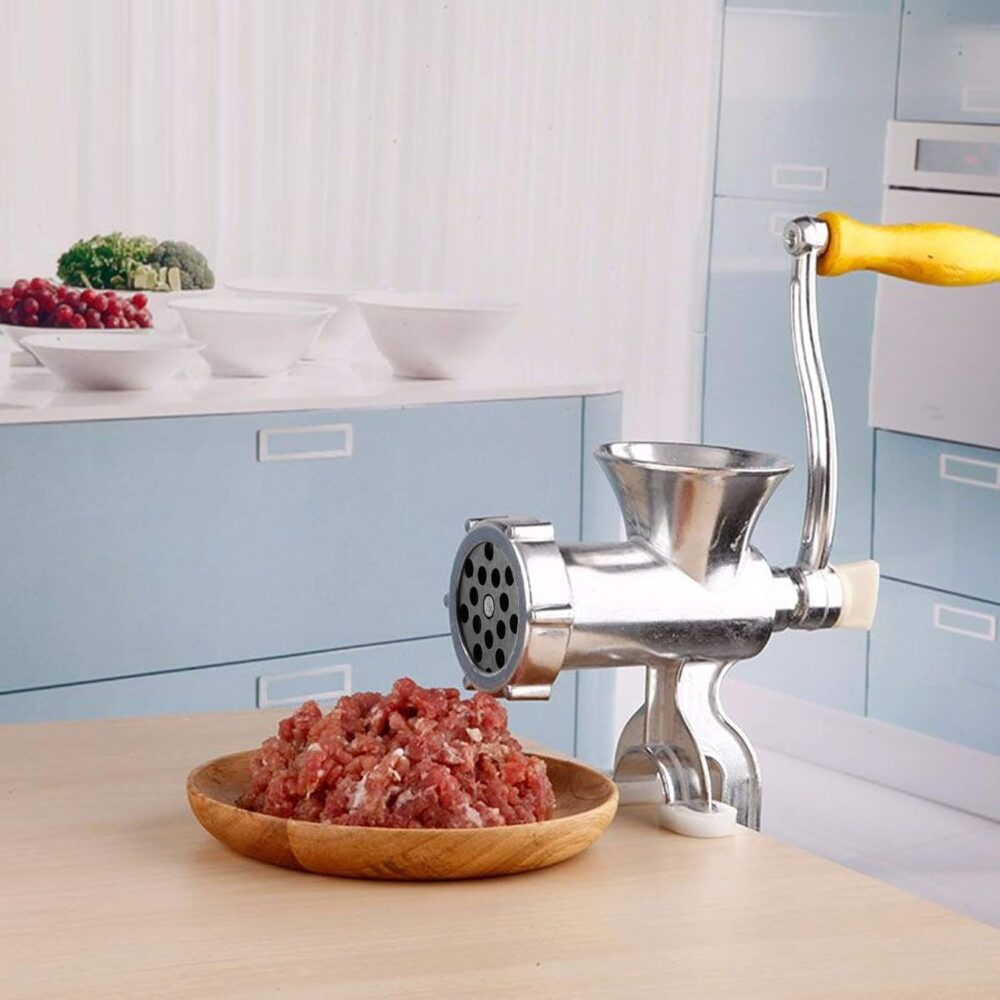 Moedor manual de carne, moedor de carne operado à mão de lig... - Image 7