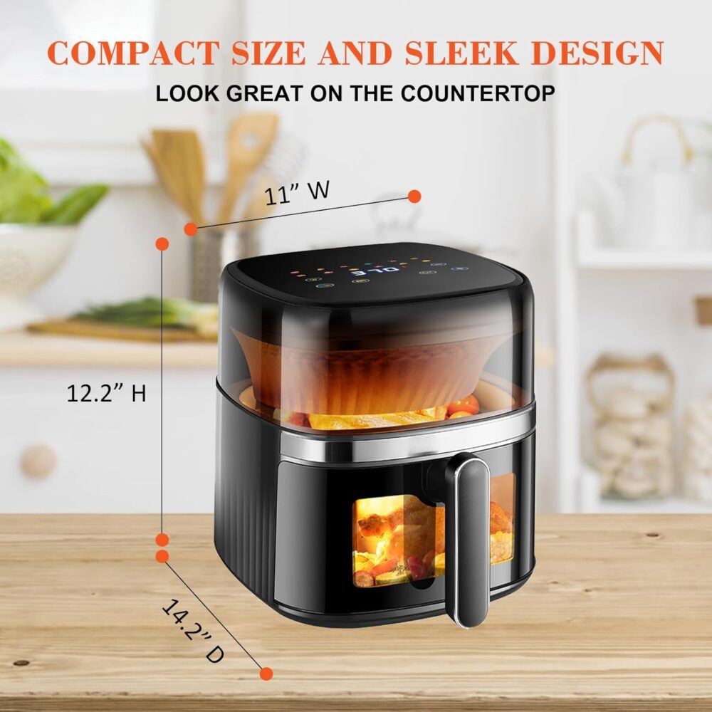 T&Jero Forno De Torradeira Air Fryer De Grande Capacidade De... | É bom mesmo? Descubra antes de comprar - Image 6