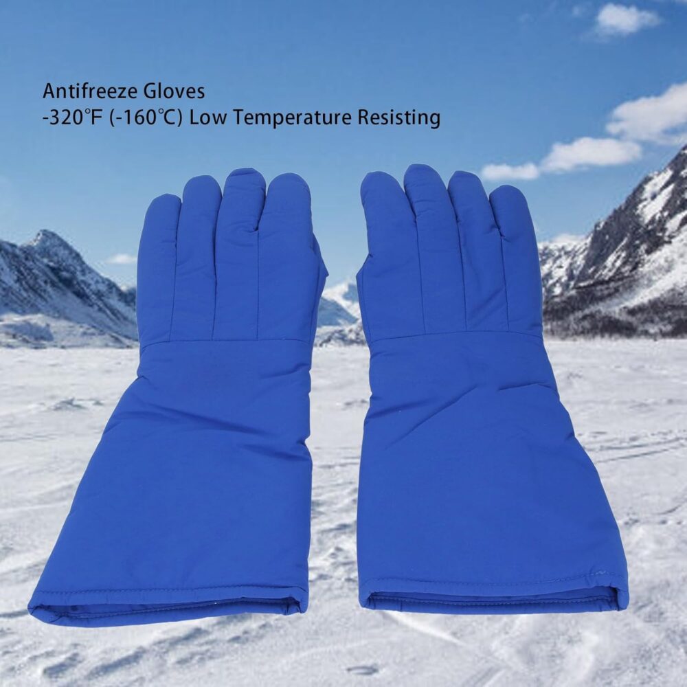 Luvas de Proteção contra Frio, -320 ℉ Luvas à Prova de Frio ... - Image 3