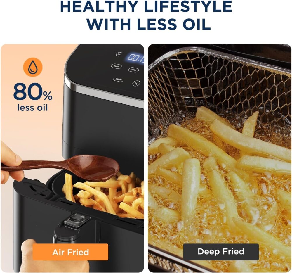 Midea Fritadeira sem óleo GrandGourmet Digital 5,5L 127V/60H... | É bom mesmo? Descubra antes de comprar - Image 6
