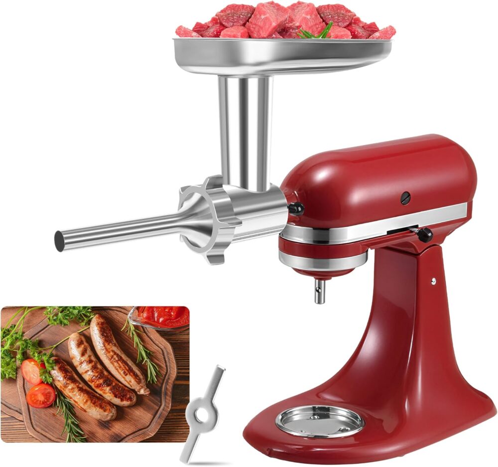 7 peças de lâminas de moedor de carne, discos de placa de aç... - Image 5