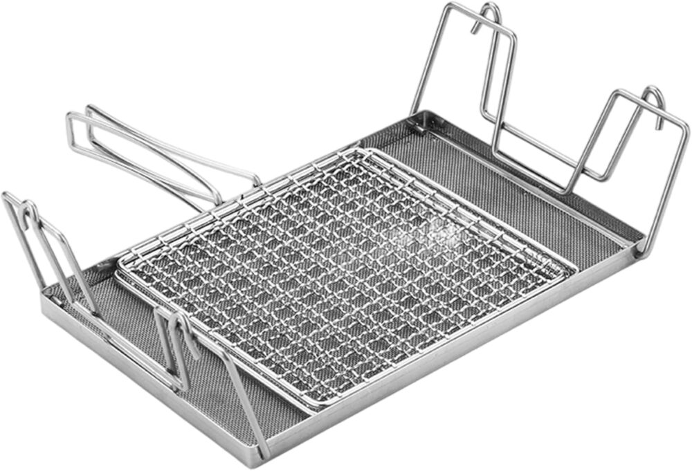 Torradeira de acampamento para fogão a gás – Rack de torrada...