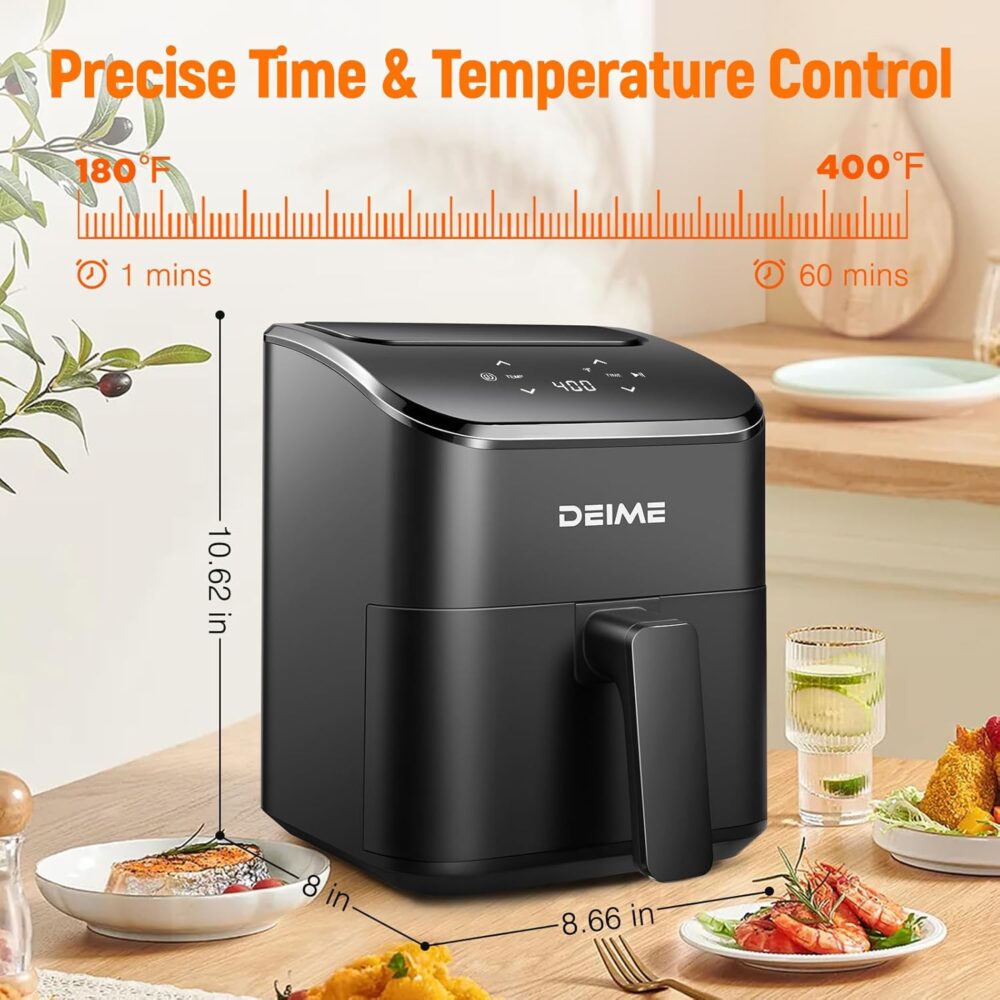 deime Fritadeira A Ar Deime 3 Qt, Pequena Fritadeira A Ar Di... | É bom mesmo? Descubra antes de comprar - Image 3