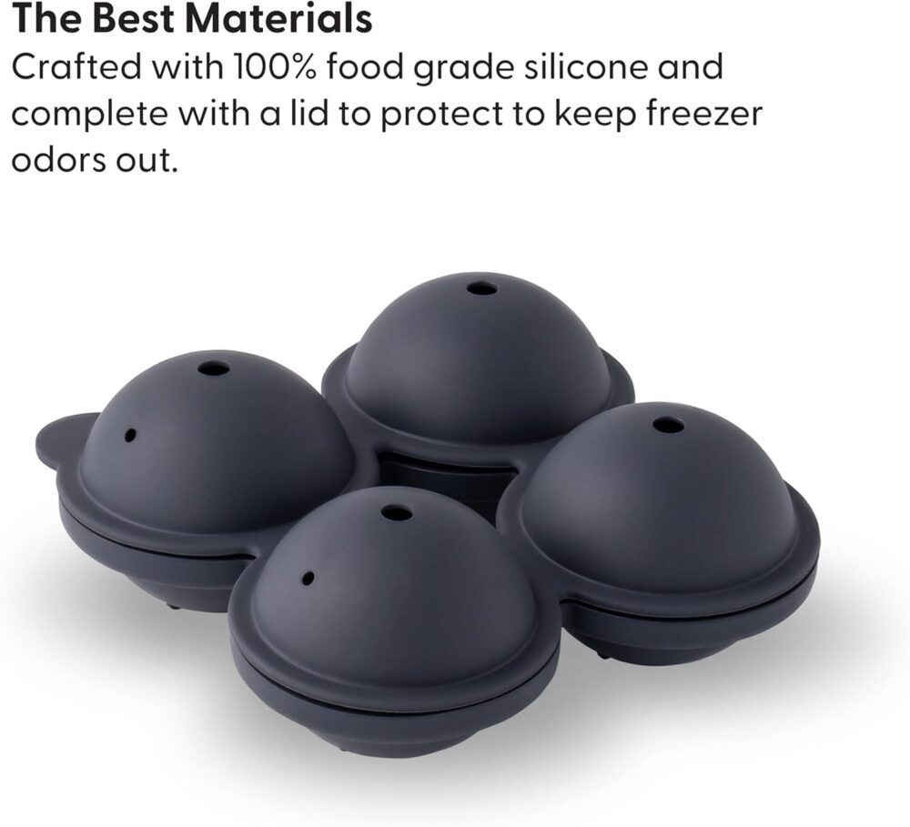 Molde de gelo de esfera de silicone W&P Peak com /Cover | Ca... - Image 3
