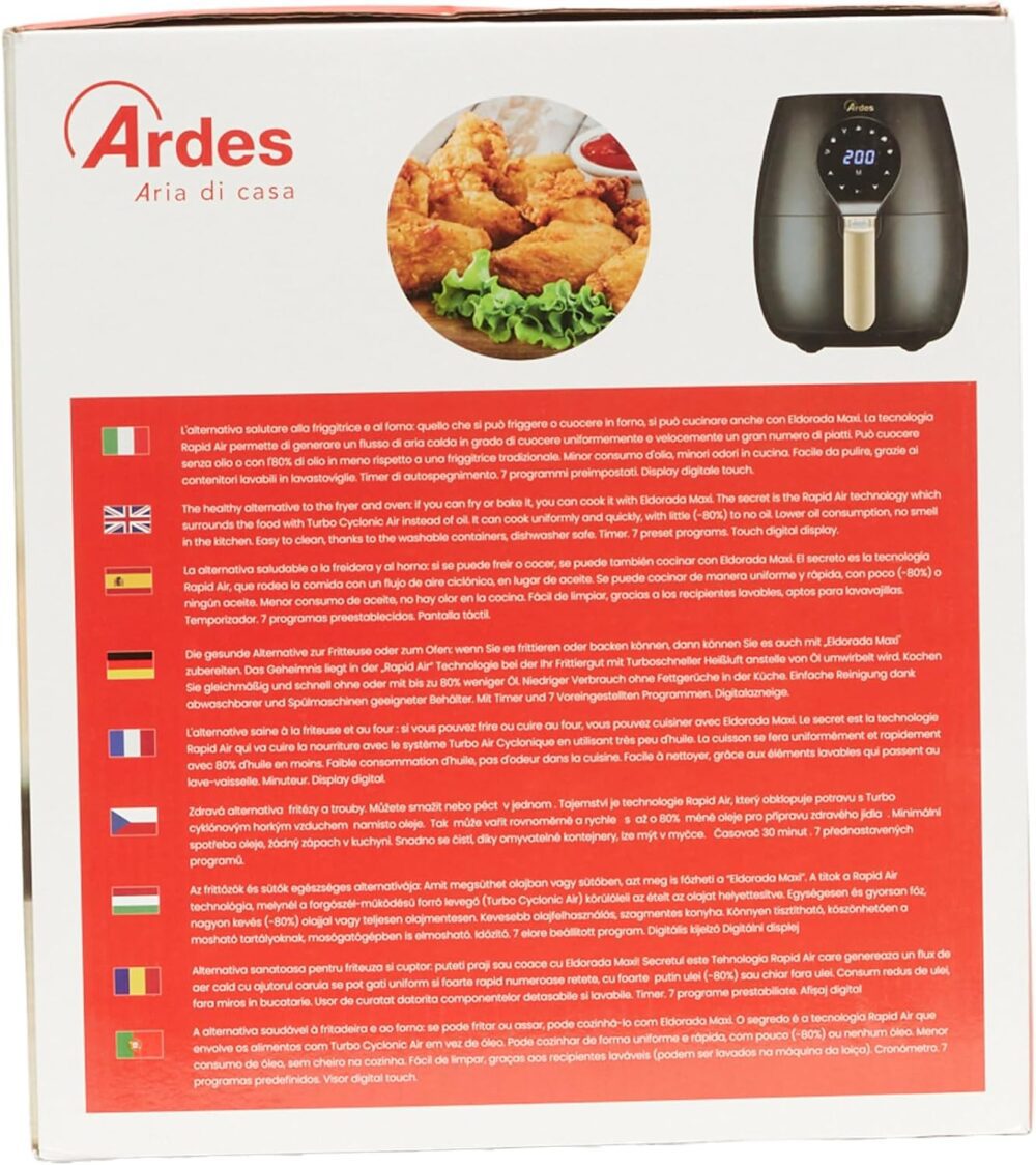 ARDES Frigideira de ar quente capacidade de 5 litros Air Fry... | É bom mesmo? Descubra antes de comprar - Image 9