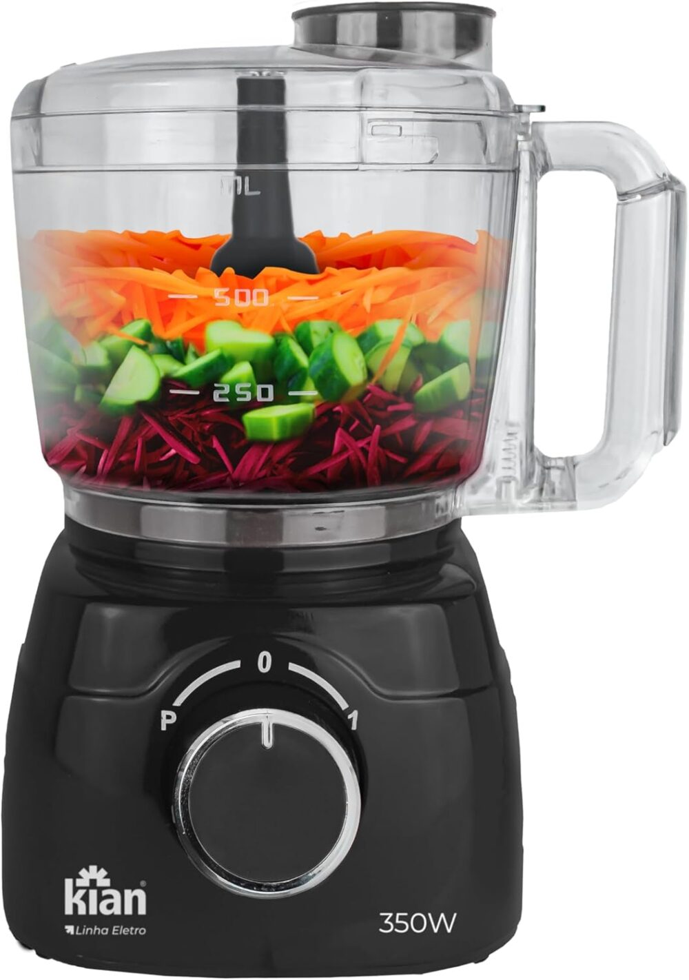 Kian - Processador de Alimentos Turbo Preto 127V 350W