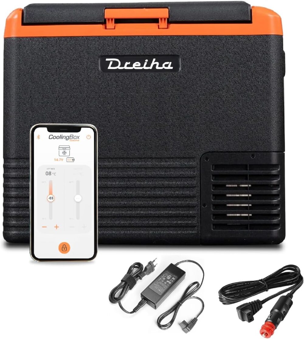 Dreiha Geladeira portátil com compressor, congelador elétric...