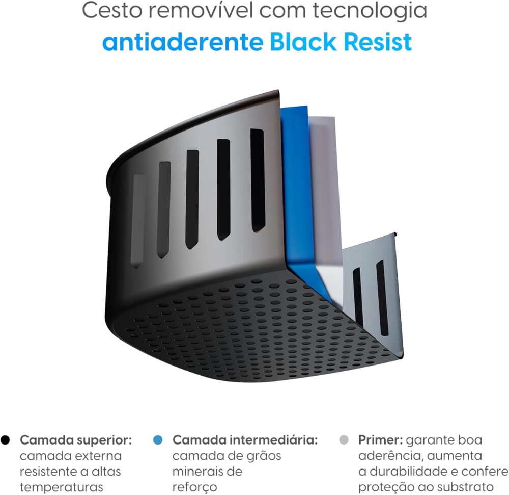 Fritadeira Elétrica Space 5 Elgin Cesto Removível 5L 1700W 2... | É bom mesmo? Descubra antes de comprar - Image 5