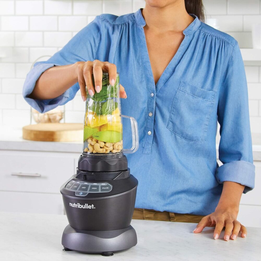 nutribullet Combo de liquidificador tamanho completo 1200W –... - Image 10