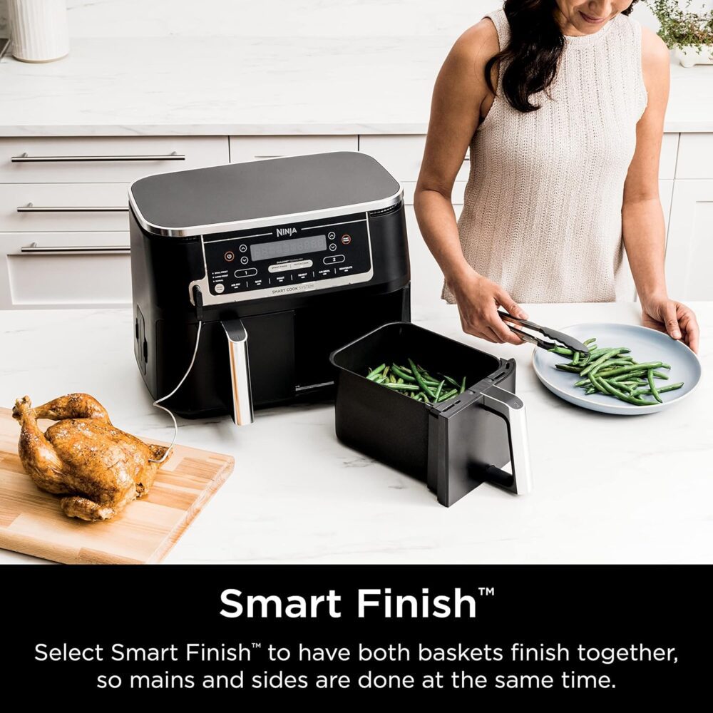 Ninja DZ550 Foodi 10 Quart 6-in-1 DualZone Smart XL Air Frye... | É bom mesmo? Descubra antes de comprar - Image 7