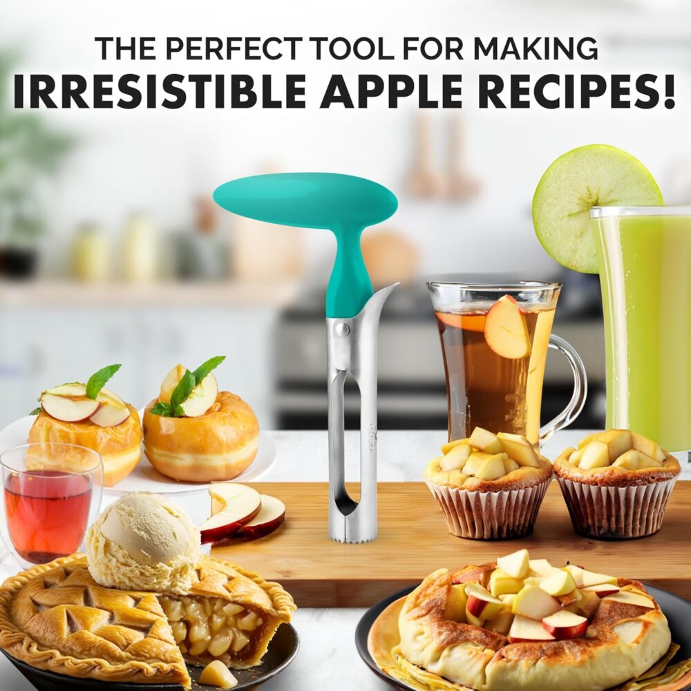 Zulay Kitchen Ferramenta premium de descaroçador de maçã: lâ... - Image 6