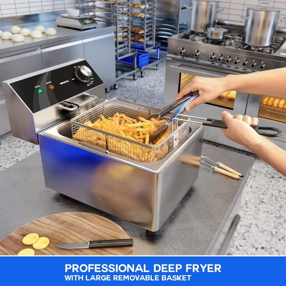 TOPKITCH Fritadeira Elétrica de Bancada com Capacidade de Ce... - Image 2