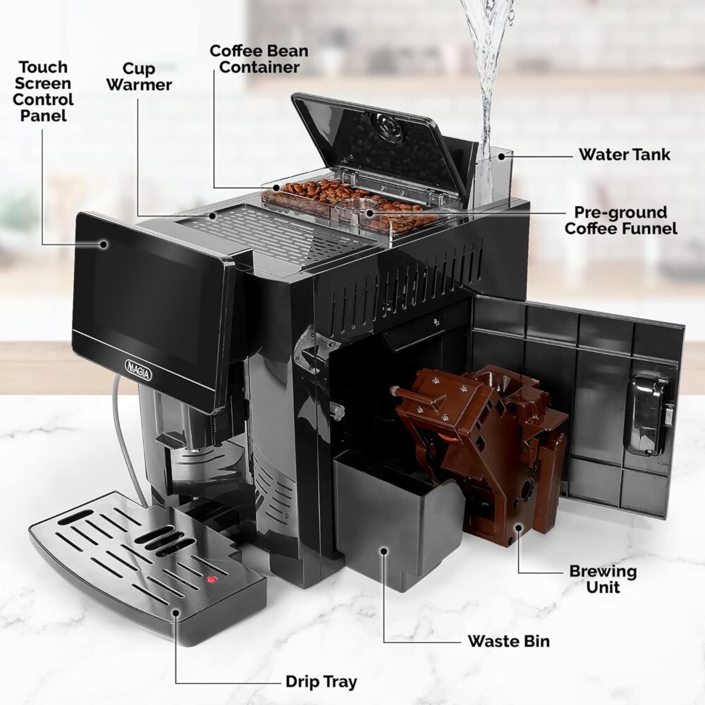 Zulay Máquina de Café Expresso Super Automática - 1800 ml, P... - Image 8