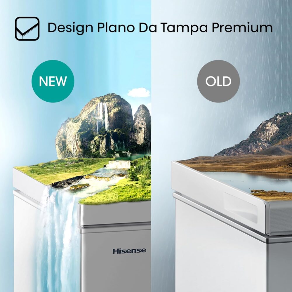 Freezer Horizontal Hisense 198 Litros Tripla Ação Branco FC2... - Image 3