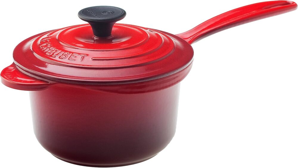 Le Creuset Panela de ferro fundido esmaltada com cabo de fer...