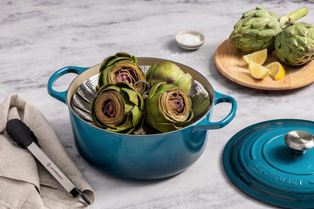 Le Creuset Panela Redonda 24Cm Sig Deep Teal - Image 3