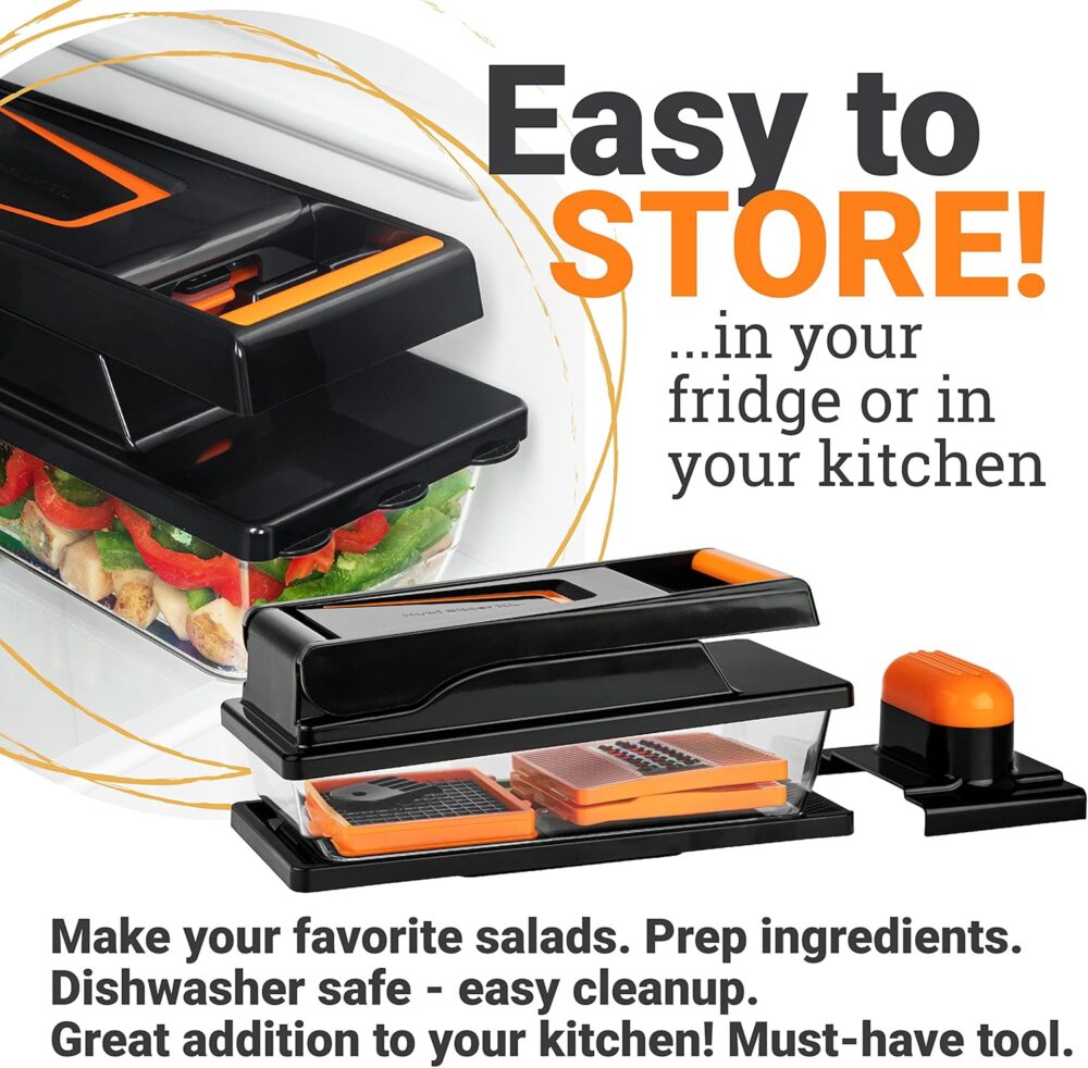 Cortador de vegetais Nutrislicer XL com recipiente, cortador... - Image 5