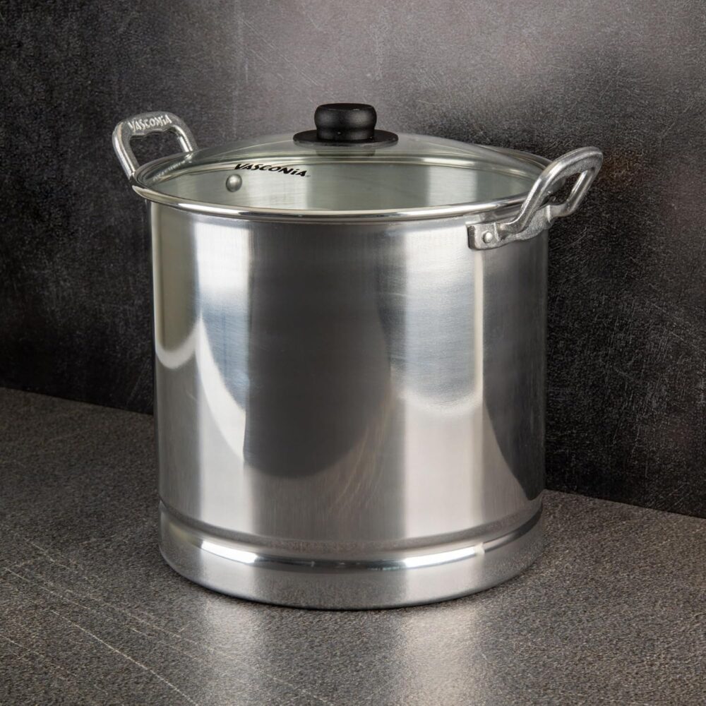 Vasconia 27.5-Quart Steamer Pot (Aluminum) with Tray & Glass... - Image 2