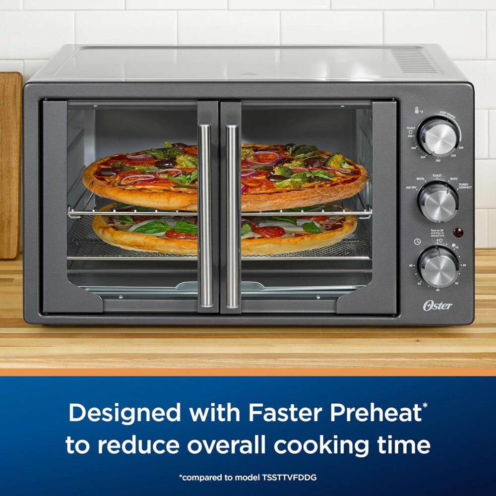 Oster Forno de bancada extragrande com porta francesa | É bom mesmo? Descubra antes de comprar - Image 5
