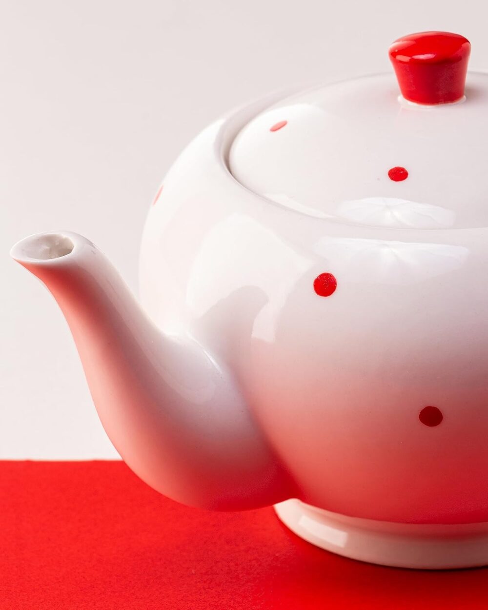 Bule de Chá de Porcelana Petit Pois 700ml - Wolff - Image 5