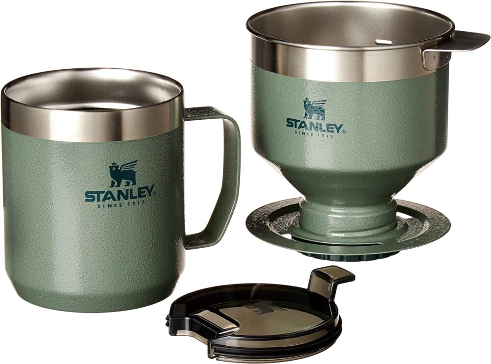 Kit cafeteira e xícara Stanley The Camp Pour Over, filtro de... - Image 4