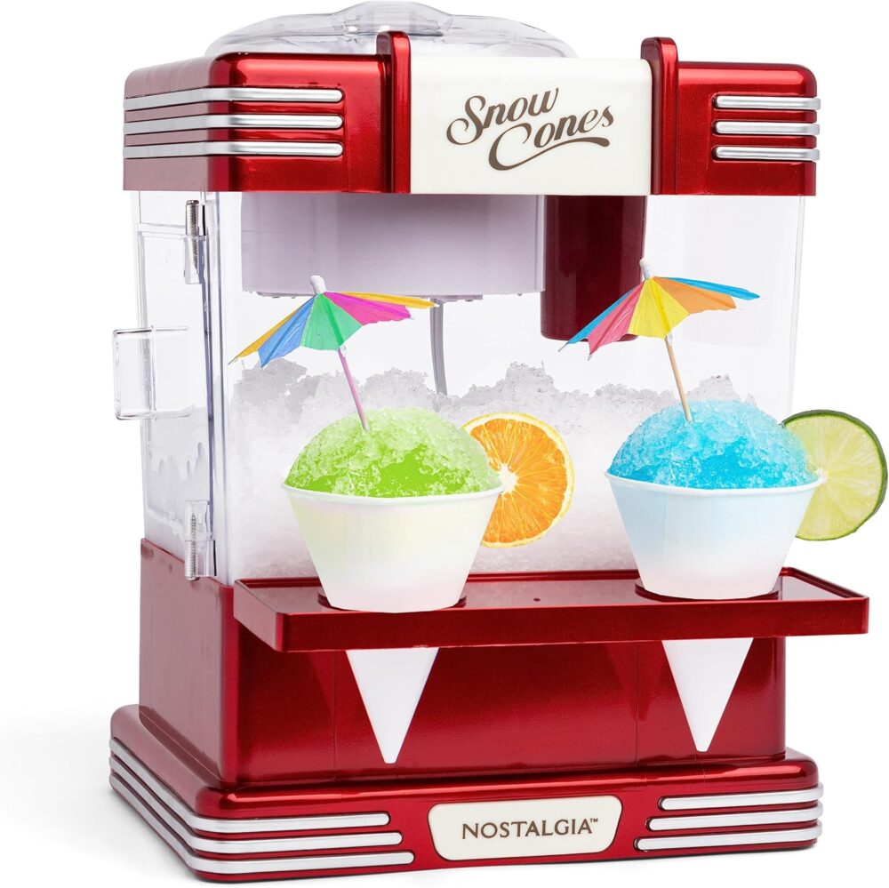 Nostalgia Máquina de gelo raspado com cone de neve – máquina...