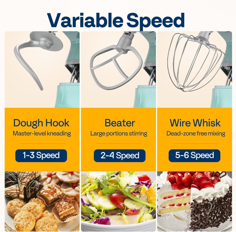 VIVOHOME Batedeira Multifuncional 9 Em 1 Com Fermentação, Ti... - Image 4