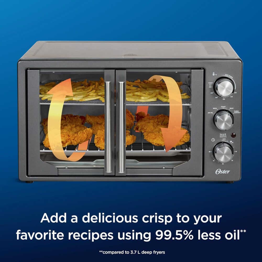 Oster Forno de bancada extragrande com porta francesa | É bom mesmo? Descubra antes de comprar - Image 6