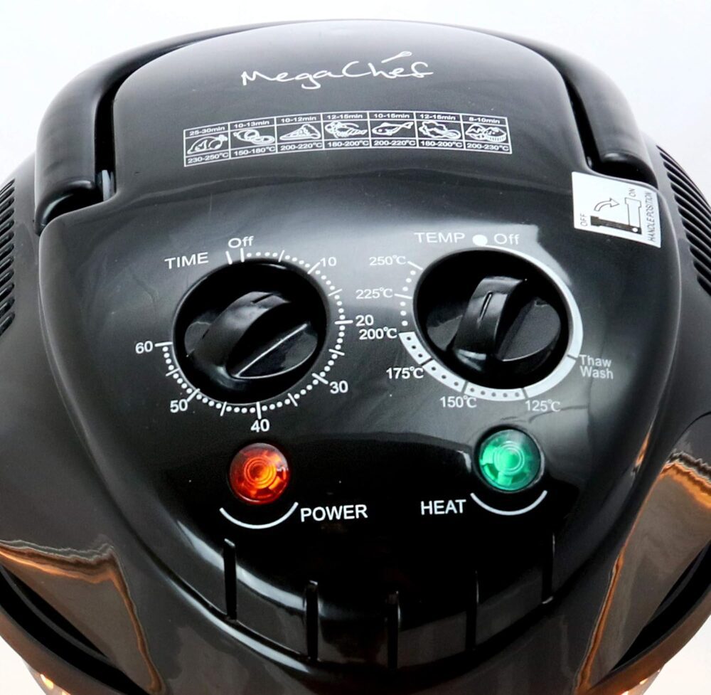 Megachef Fritadeira a ar de forno de halogênio multiuso pret... | É bom mesmo? Descubra antes de comprar - Image 2