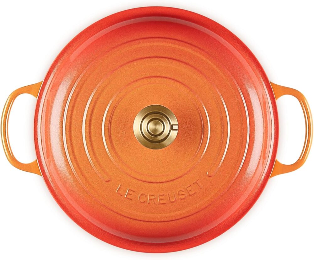 Le Creuset Grelha redonda de ferro fundido esmaltado, 3,5 qt... - Image 3