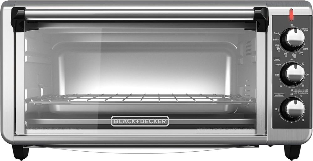 BLACK+DECKER TO3250XSB Torradeira de bancada de convecção ex...