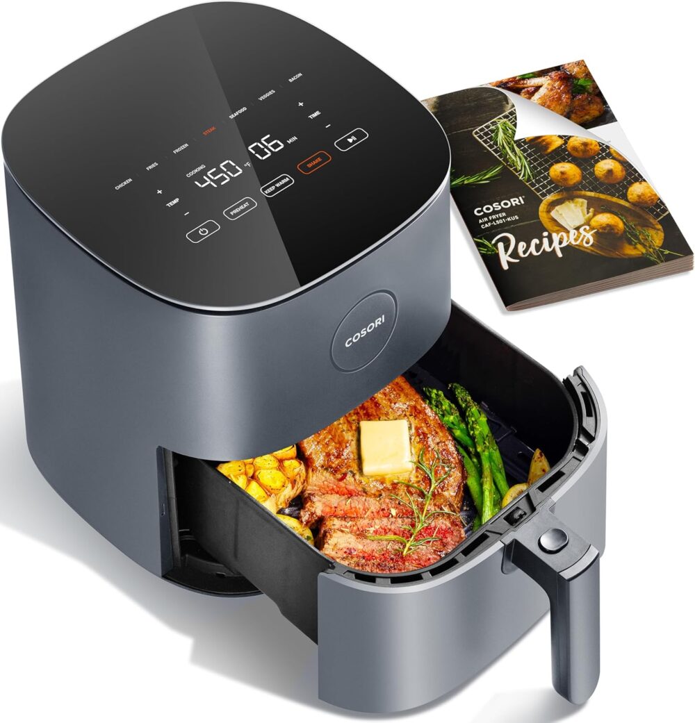 COSORI Fritadeira a ar, forno compacto sem óleo de 5 litros,... | É bom mesmo? Descubra antes de comprar