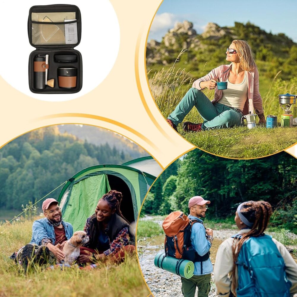 Cafeteira para acampamento – Conjunto de ferramentas de gote... - Image 4