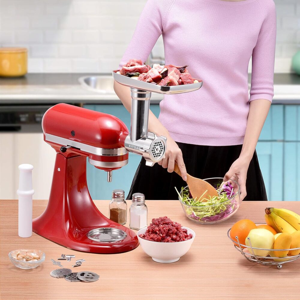 Acessórios de metal para moedor de alimentos KitchenAid, moe... - Image 7