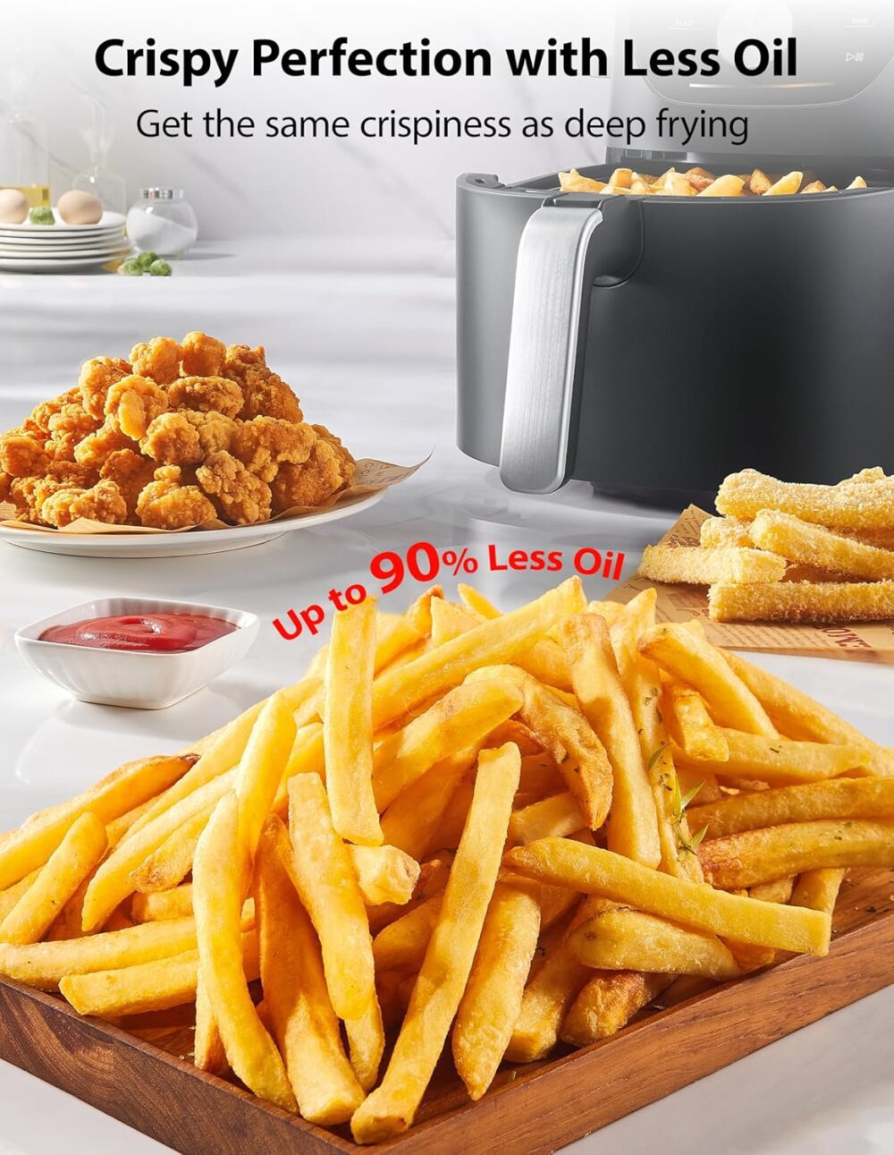 Toshiba Frigideira de ar de 5,5 QT com tecnologia Heat-Q, re... | É bom mesmo? Descubra antes de comprar - Image 6