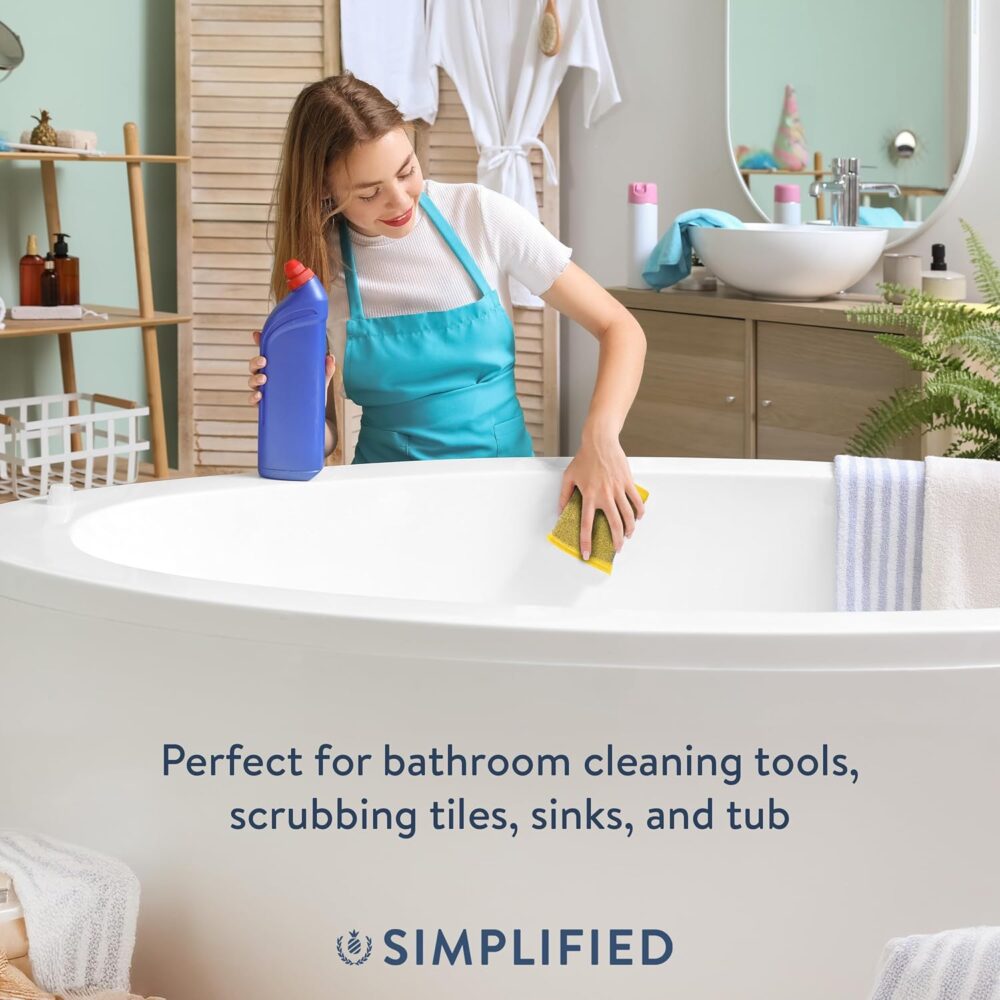 Simplified Pacote com 6 esponjas de limpeza de aço inoxidáve... - Image 4
