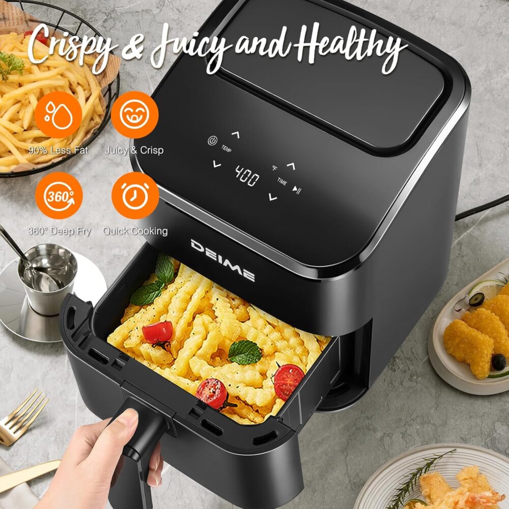 deime Fritadeira A Ar Deime 3 Qt, Pequena Fritadeira A Ar Di... | É bom mesmo? Descubra antes de comprar - Image 4