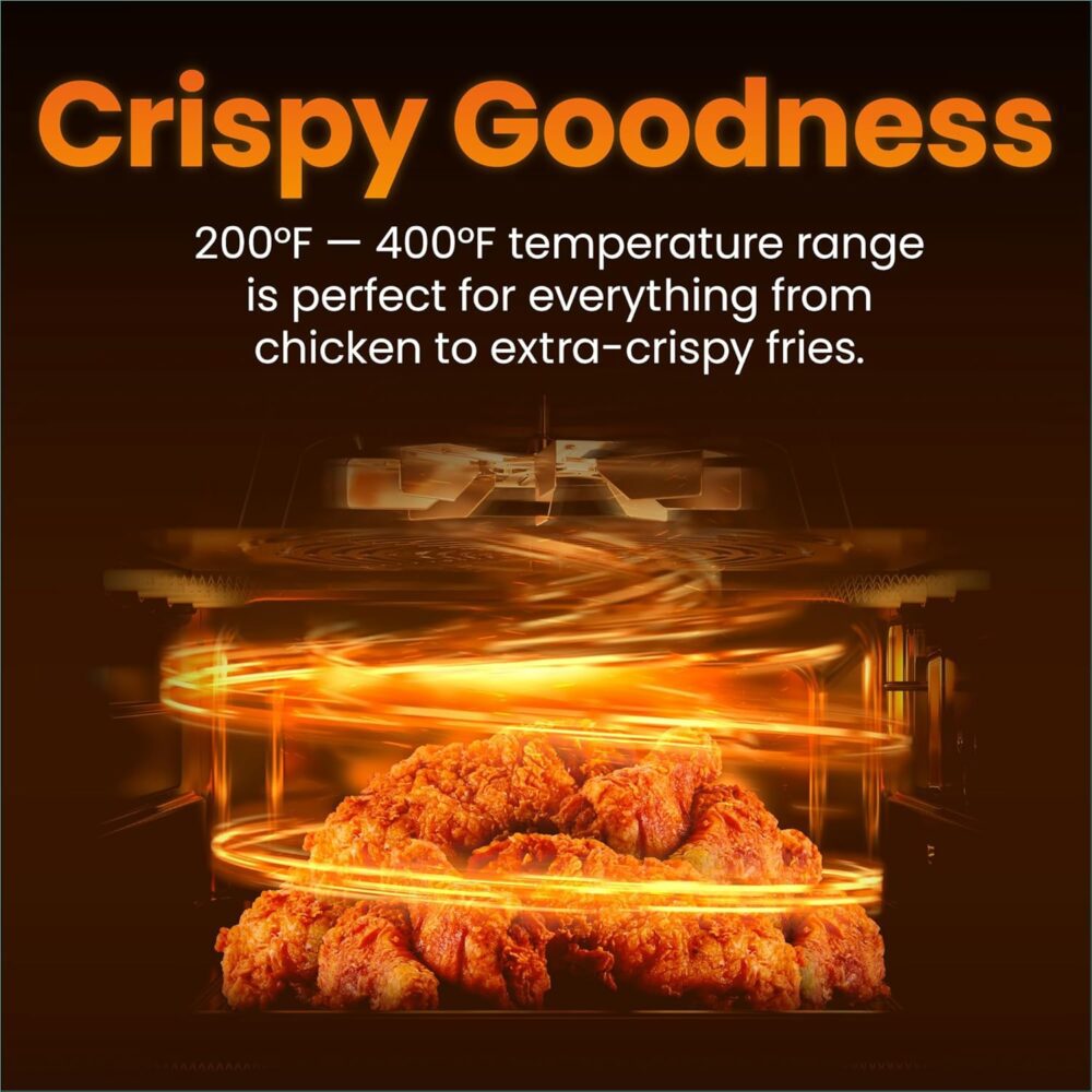 CHEFMAN Mini fritadeira a ar de 2 quartos: fritadeira de ar ... | É bom mesmo? Descubra antes de comprar - Image 4