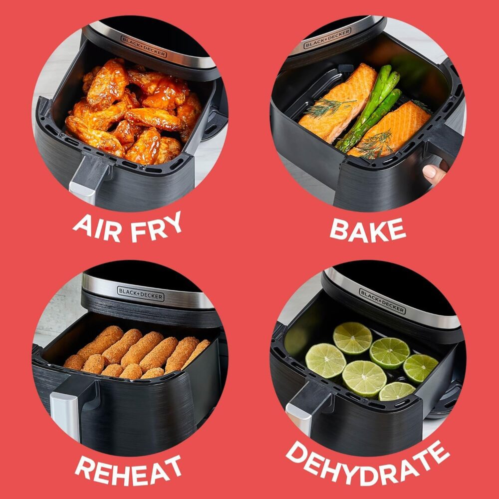 BLACK+DECKER Frigideira Purifry de 2 litros, sabor frito cro... | É bom mesmo? Descubra antes de comprar - Image 2