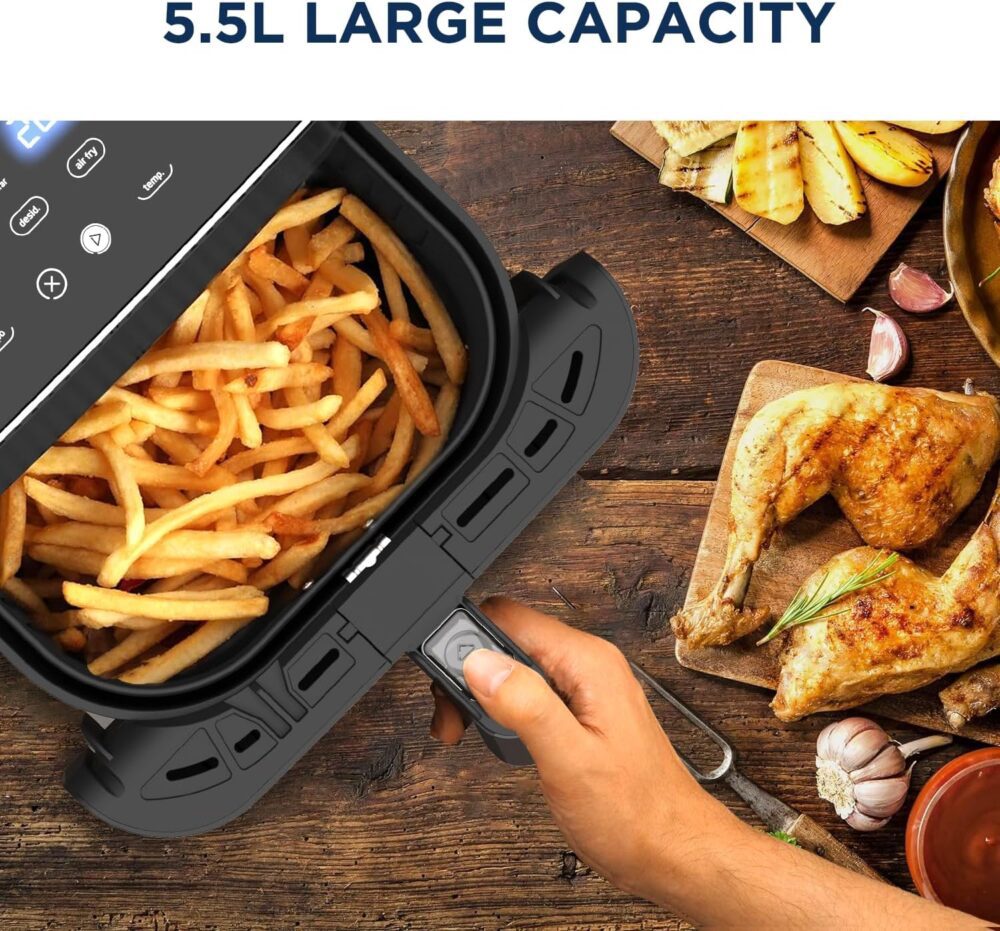 Midea Fritadeira sem óleo GrandGourmet Digital 5,5L 127V/60H... | É bom mesmo? Descubra antes de comprar - Image 7