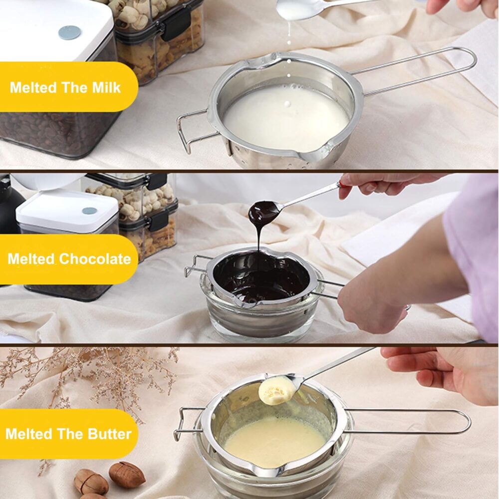 Panela de derretimento de chocolate - banho-maria dupla de 6... - Image 4