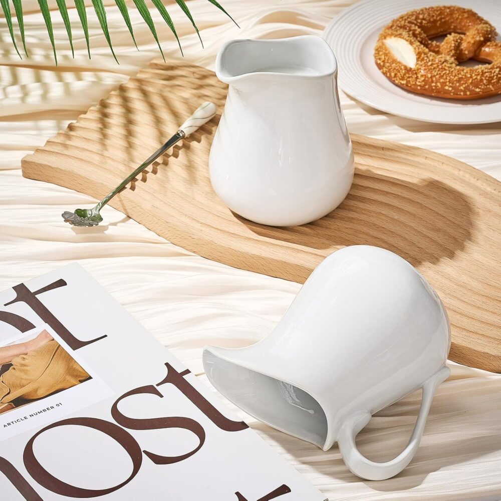 Nuanchu 2 potes de leite pequenos de 473 ml, creme clássico ... - Image 3