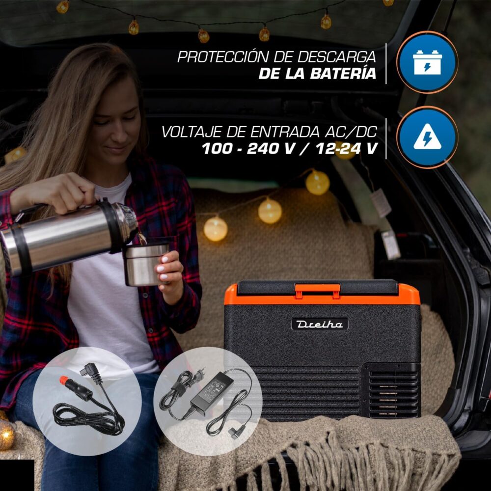Dreiha Geladeira portátil com compressor, congelador elétric... - Image 2