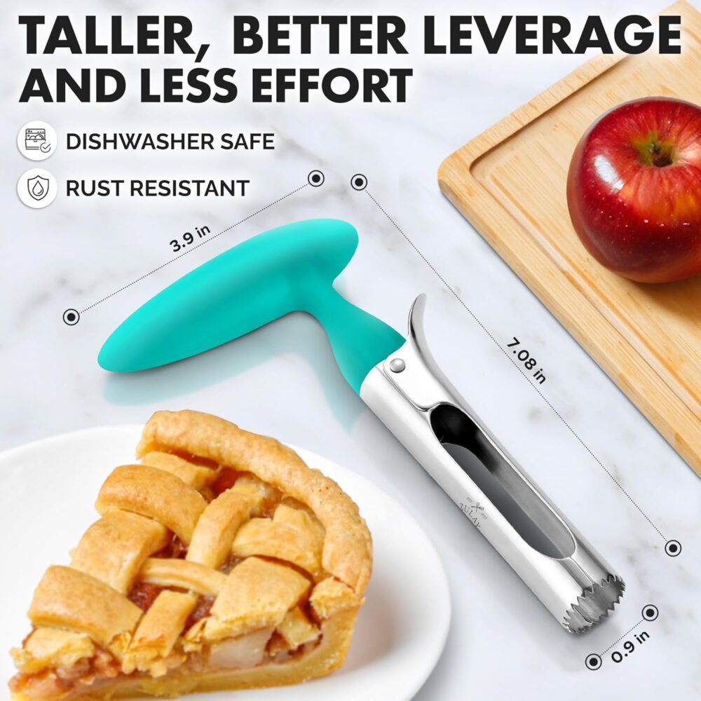 Zulay Kitchen Ferramenta premium de descaroçador de maçã: lâ... - Image 3