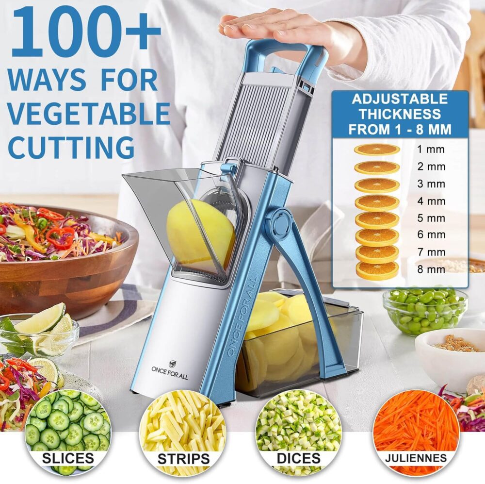 ONCE FOR ALL Atualizar Safe Mandoline Slicer Plus, Tamanho M... - Image 3