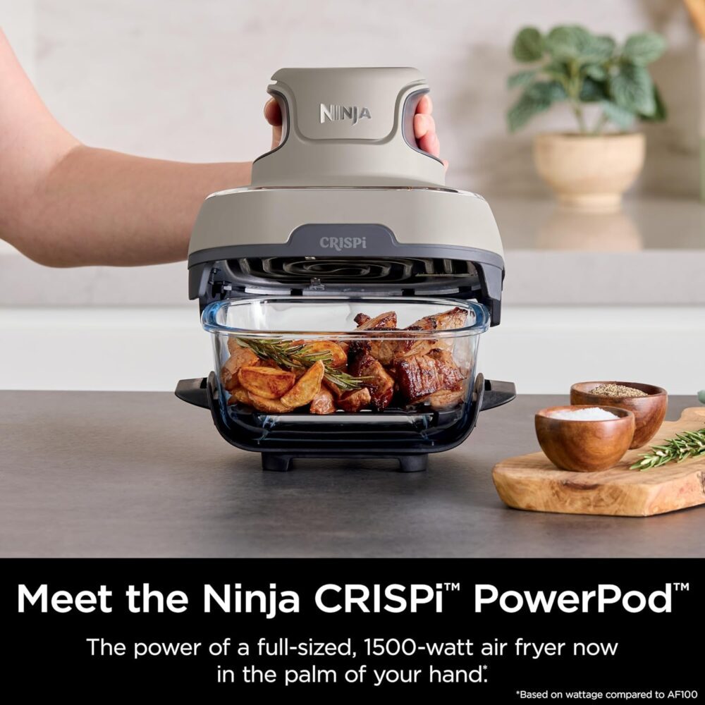 Ninja Crispi Fritadeira de ar, adequada para microondas, con... | É bom mesmo? Descubra antes de comprar - Image 3